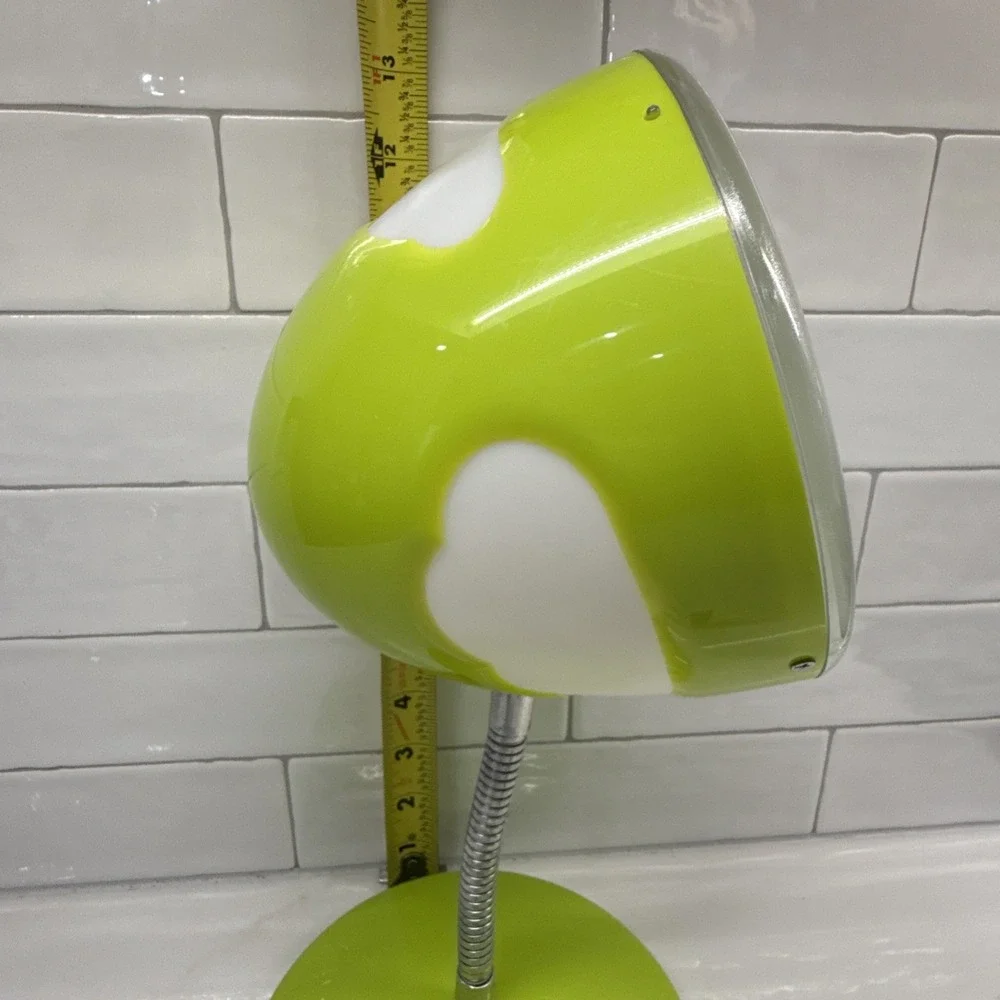 IKEA Skojig 19272 Lime Green Cloud Gooseneck Desk Lamp / Mountable Tested Works